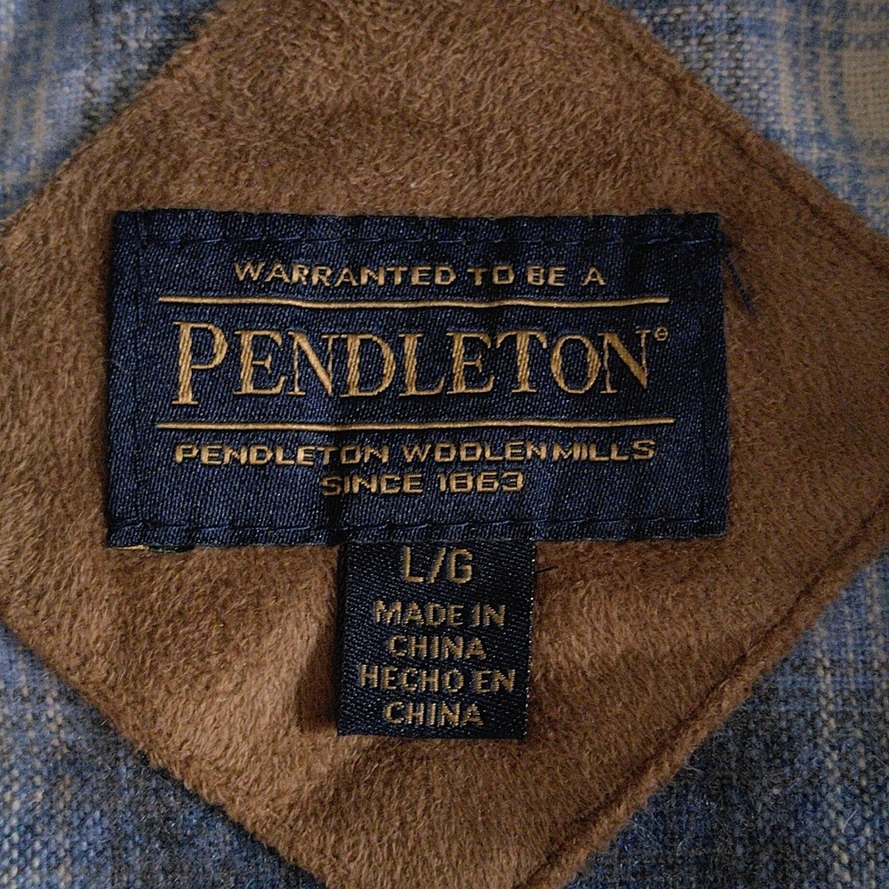 Pendleton Woolenmills Size Large Full Zip Plaid W… - image 3
